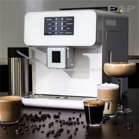 Buy Wholesale China Professional Customized Commercial Coffee Maker Full  Automatic Fresh Espresso Cappuccino Latte Coffee Machine With Touch Screen  & Coffee Maker at USD 260