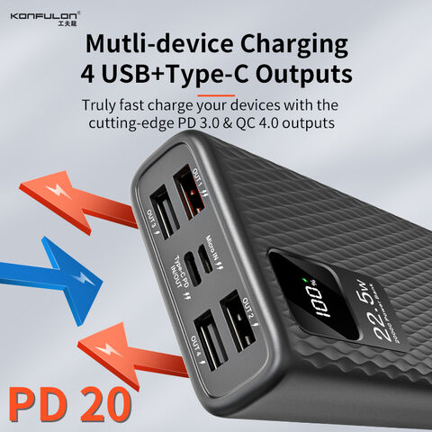 20000 Mb To Gbxiaomi 20000mah Power Bank With 18w Fast Charging
