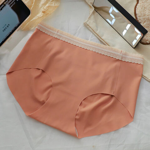 High Quality Custom Nylon Spandex Ice Silk Traceless Panty Briefs - China  Underwear and Briefs price