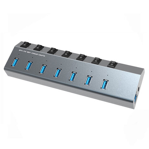 HUB USB 7 PORTS avec interrupteur