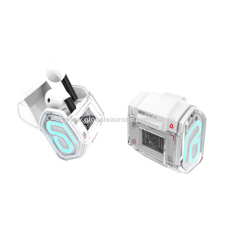 Auriculares Gaming TWS con diseño transparente único, luz RGB, sonido Hi-Fi y bajos potentes para una experiencia inmersiva