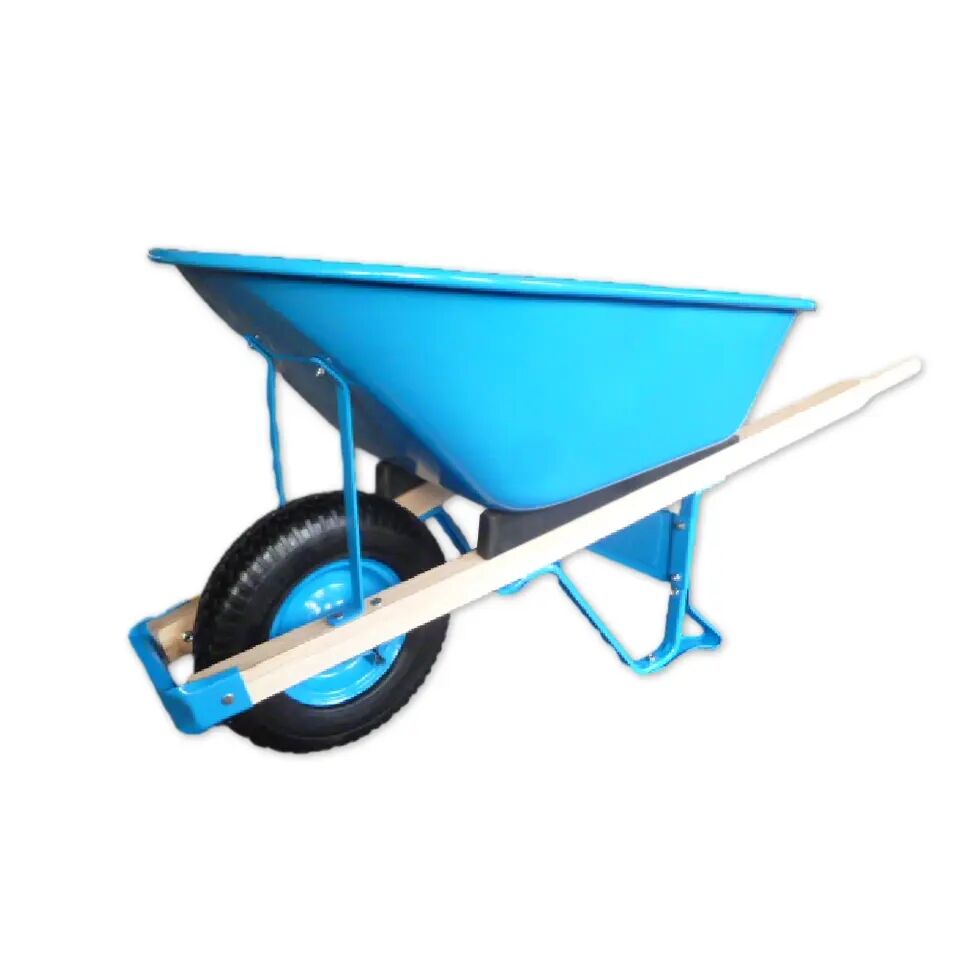 Brouette Jardin Load&Go 85L - Plastique Noir, 2 Roues Caoutchouc, 57x60x71.5cm, Maniable