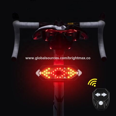 Bicicleta de ciclismo, 7 modos de flash, luces rojas impermeables con 5 LED  y 2 rayos láser, luz trasera de bicicleta, luz trasera de advertencia de