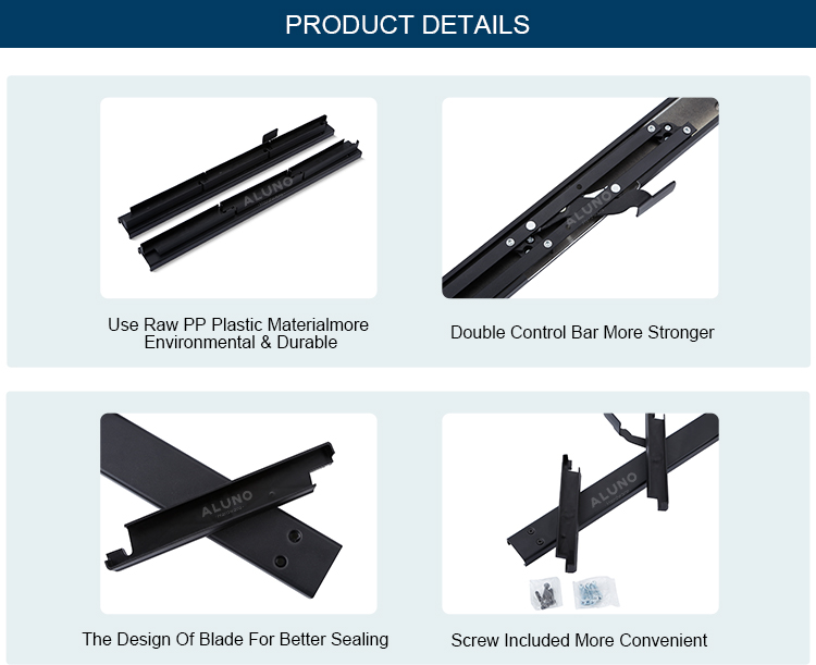 Aluno Best Quality Sf-700 19mm Thickness Blade Jalousie Louvre Window ...
