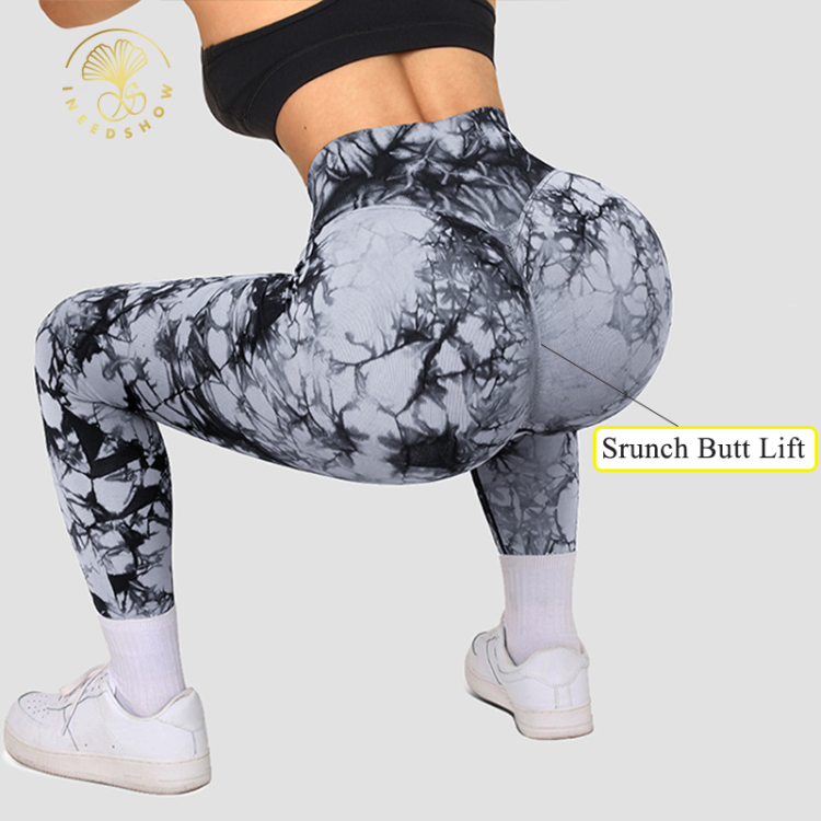 Yoga Leggings For Fitness Women Sport Tights Seamless Scrunch Butt