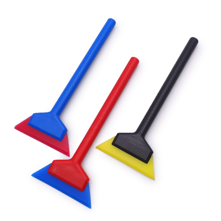 Car Film Scraper Tool - Orange Rubber Squeegee For Window Tint & Car Wrapping