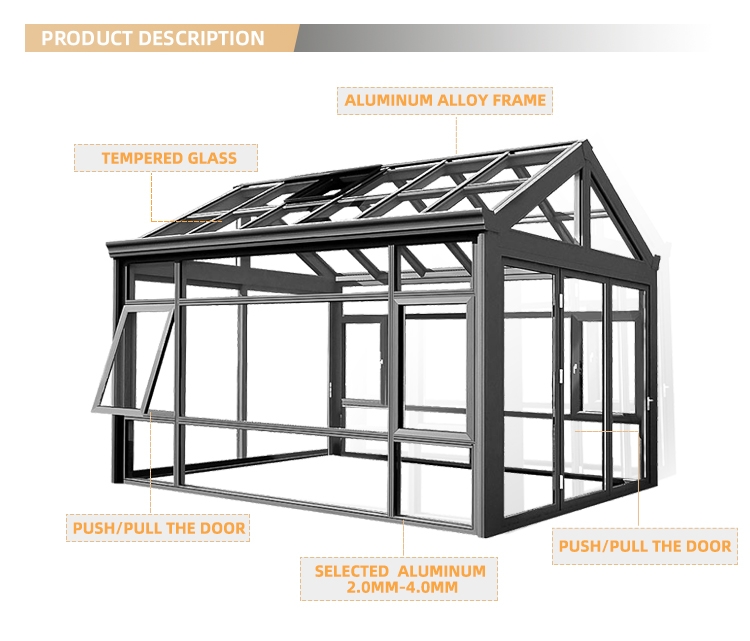 Buy Wholesale China Alucasa Aluminum Transparent Glass Winter Garden ...