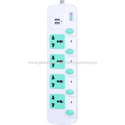 4 Way Trailing Extension Socket with Remote Control c/w Lead