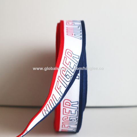 Ropa personalizada costura cinta elástica Sublimación cinta elástica  impresa punto elástico banda Para Garment - China Sups