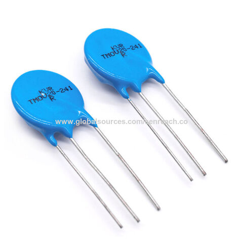 Compre 3pin 3 Terminal 14mm Tmov Tmov14d 20d 32d Varistor De óxido Metálico  Varistor De óxido De Zinco Com Corte Térmico Para Equipamento Médico e  Varistor De óxido Metálico de China por