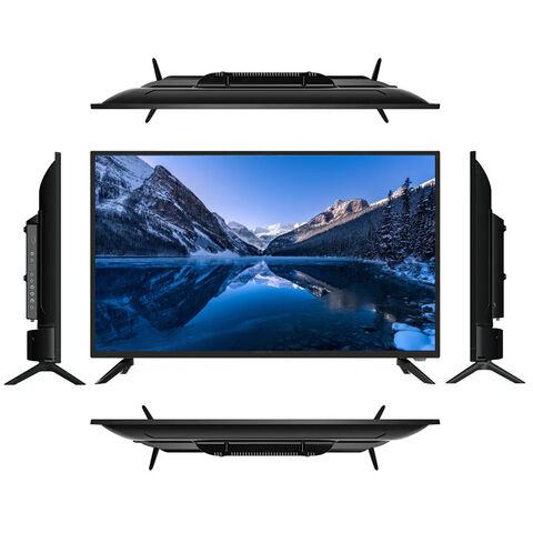 China Factory Cheap Flat Screen Televisions 65 75 Inch multiple language  wifi Smart tv Android LCD