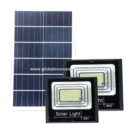 Lámpara Solar LED De Pared Con Panel Solar 4,5W. IP67 + Cont
