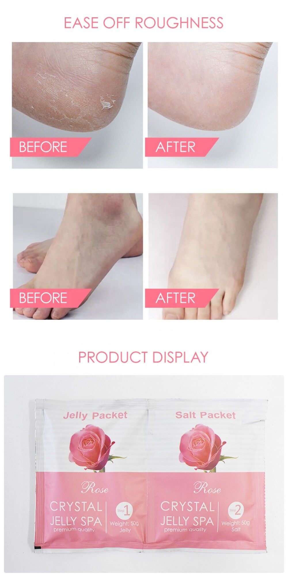 Buy Wholesale China Rose Crystal Jelly Foot Soak Diy Foot Jelly Powder