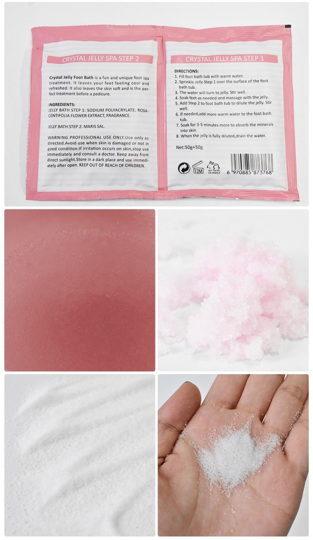 Buy Wholesale China Rose Crystal Jelly Foot Soak Diy Foot Jelly Powder