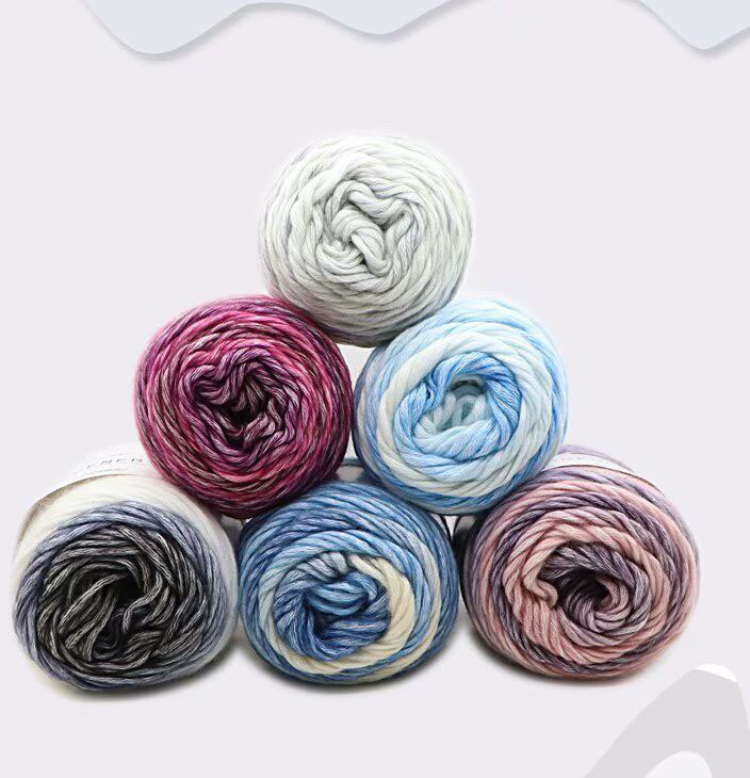 1 Roll Of 100g Milk Fiber Blended Yarn Ball, Polyester Blended