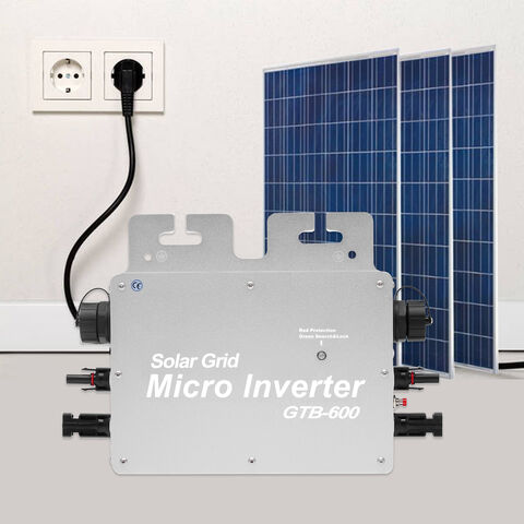 Buy Wholesale China Hot Sell! Wechselrichter 600w 230v On Grid  Microinverter Wifi Ip65 Connect 2 Solar Panel Solar Power System & 2 In 1  Micro Inverter With Solar Panel 200w 300w 3
