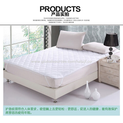 Wholesale Hotel King/Queen Size Duck Feather Filling 100% Cotton Cover  Mattress Topper - China Bed Mattress and Bed Mattress Topper price