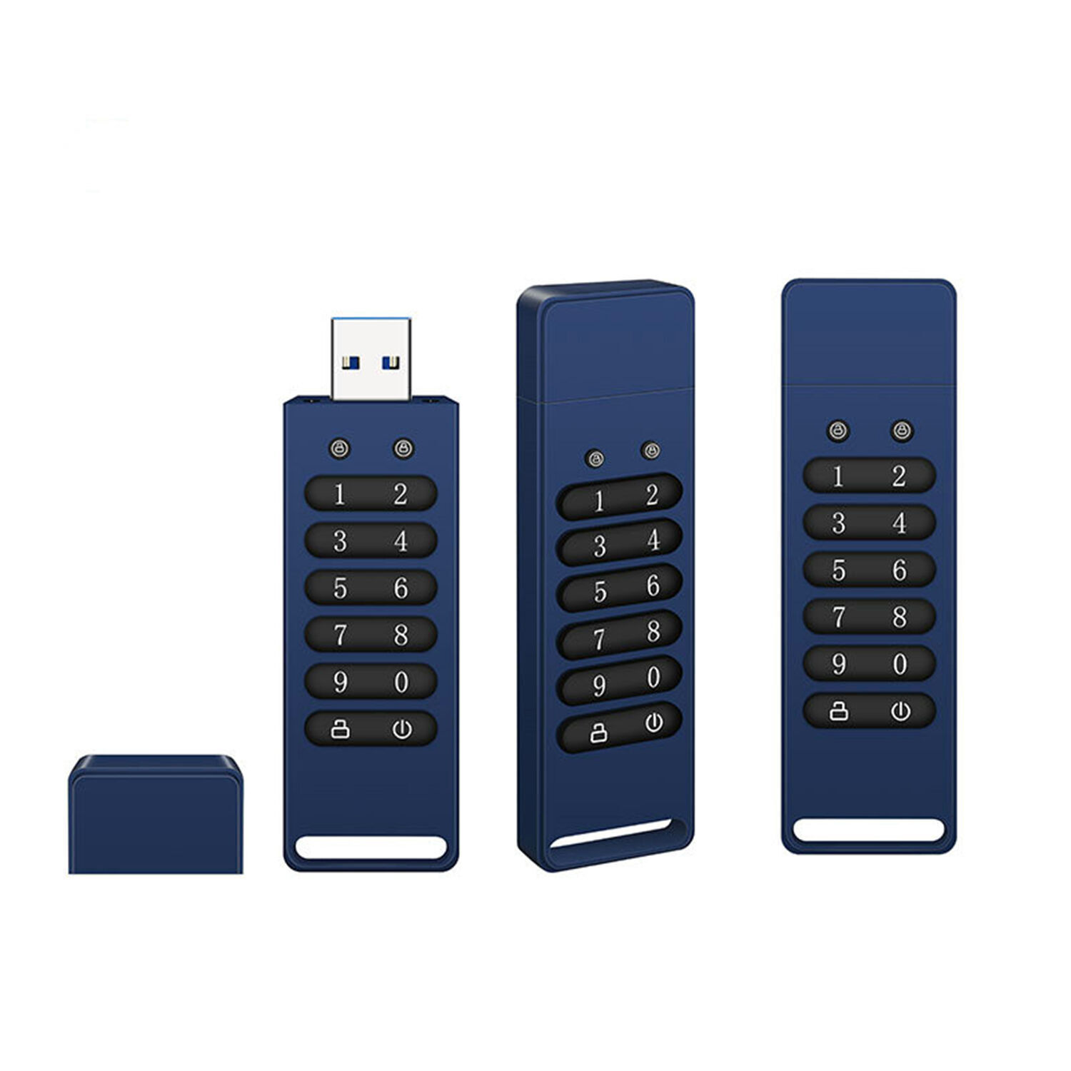 Clé USB Clé USB, Mot De Passe En Alliage De Zinc Clé USB Cryptée
