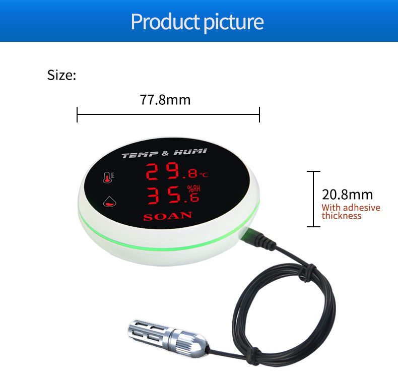 Buy Wholesale China Tuya Smart App Zigbee Temperature And Humidity