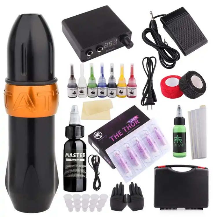 Solong Factory Custom High Quality Nice Price Tattoo Set with Rotary Tattoo  Pen Kit for Body Tattoo - China Complete Tattoo Kit and Tattoo Kit price |  Made-in-China.com