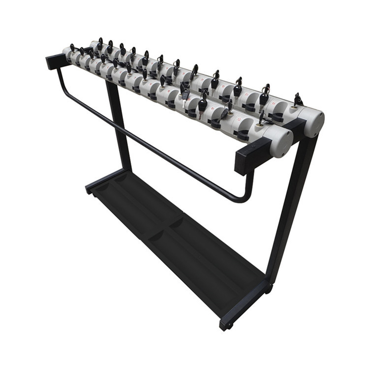 Custom Logo Commercial 24 Lock Storage Rack Umbrella Stand