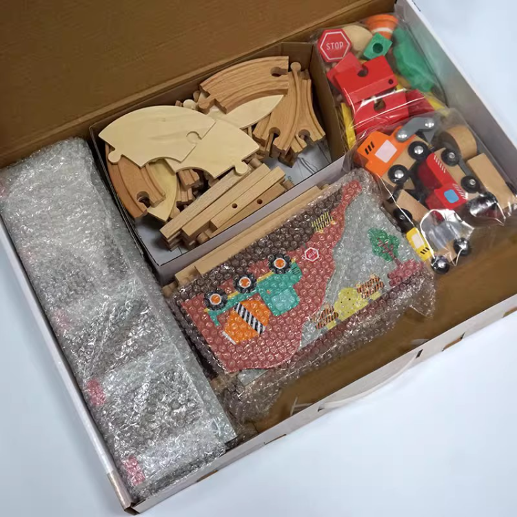 City Wooden Train Tack | Deluxe Train Set