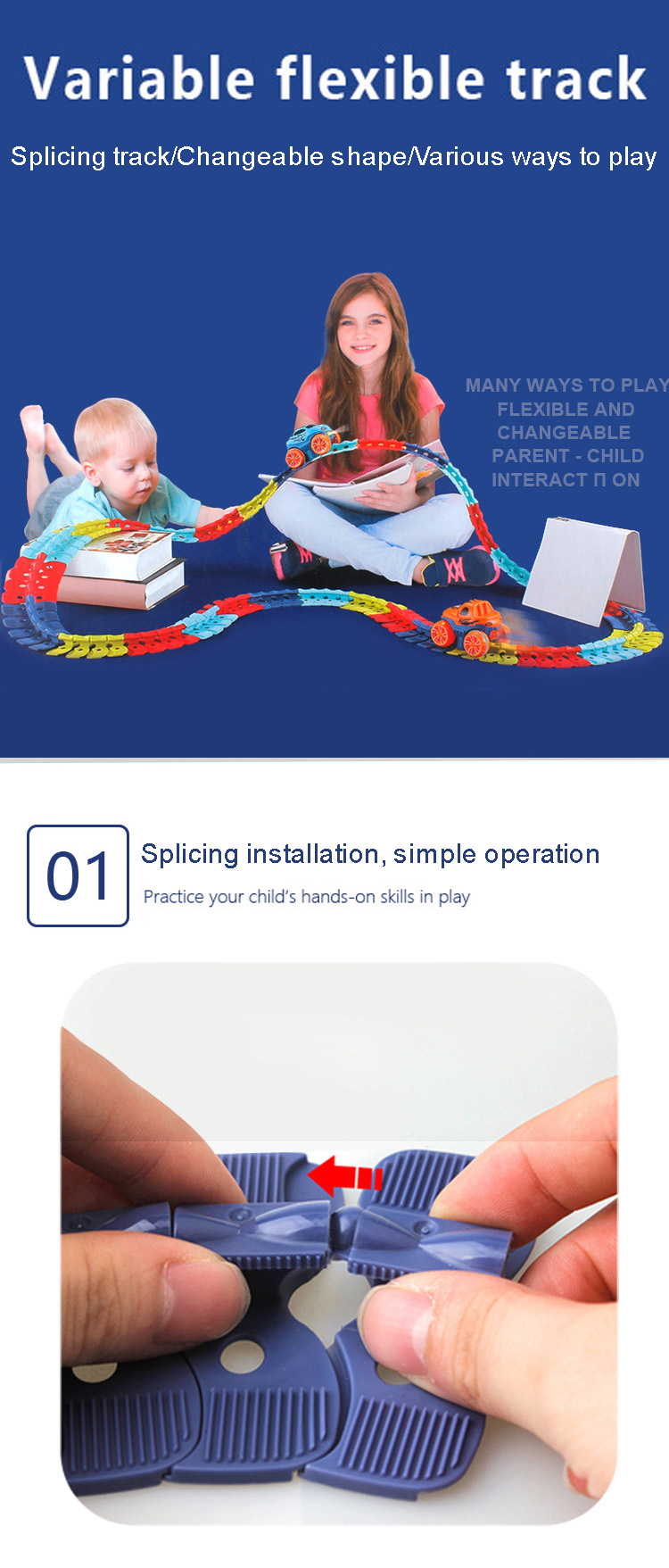 Buy Wholesale China Juguete 184 Pcs Diy Flexible Zero Gravity Electric ...