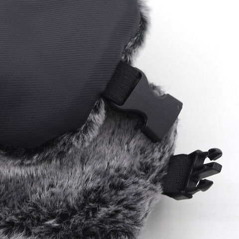 Unisex Russian Hat Thick Warm Leather Winter Hat Windproof Fluffy