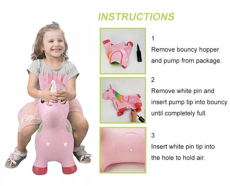 Inflatable Riding Space Buy Wholesale China Kids Animal Jump Horse Toy Bouncy Space Hopper ...