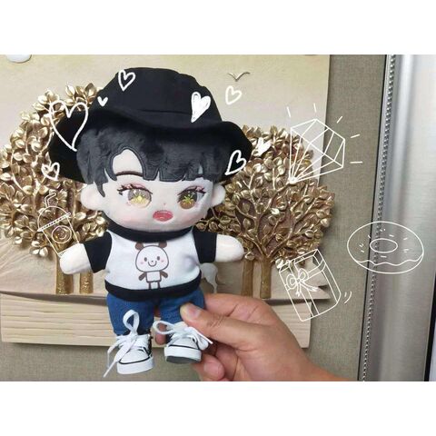 20cm Cotton Doll Hat Korea Kpop EXO Idol Plush Doll-Hat Cow