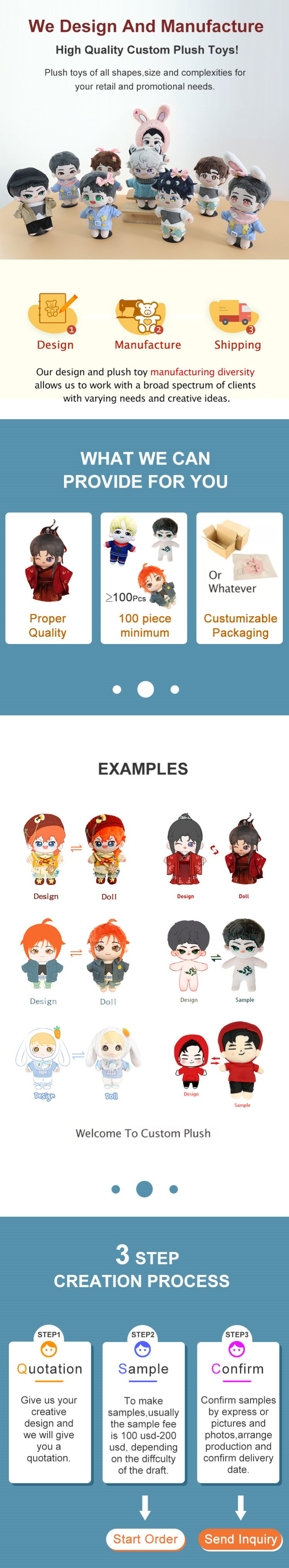 Korean Kpop Electronic Music Boy Band Series Plush Toy Idol