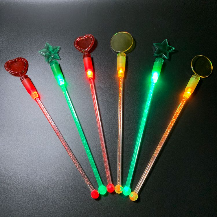 Buy Wholesale China Bar Tools Colorful Plastic Swizzle Sticks Light Up ...