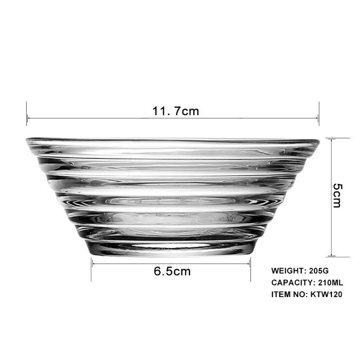 Buy Wholesale China Nordic Creative Glass Salad Bowl Transparent