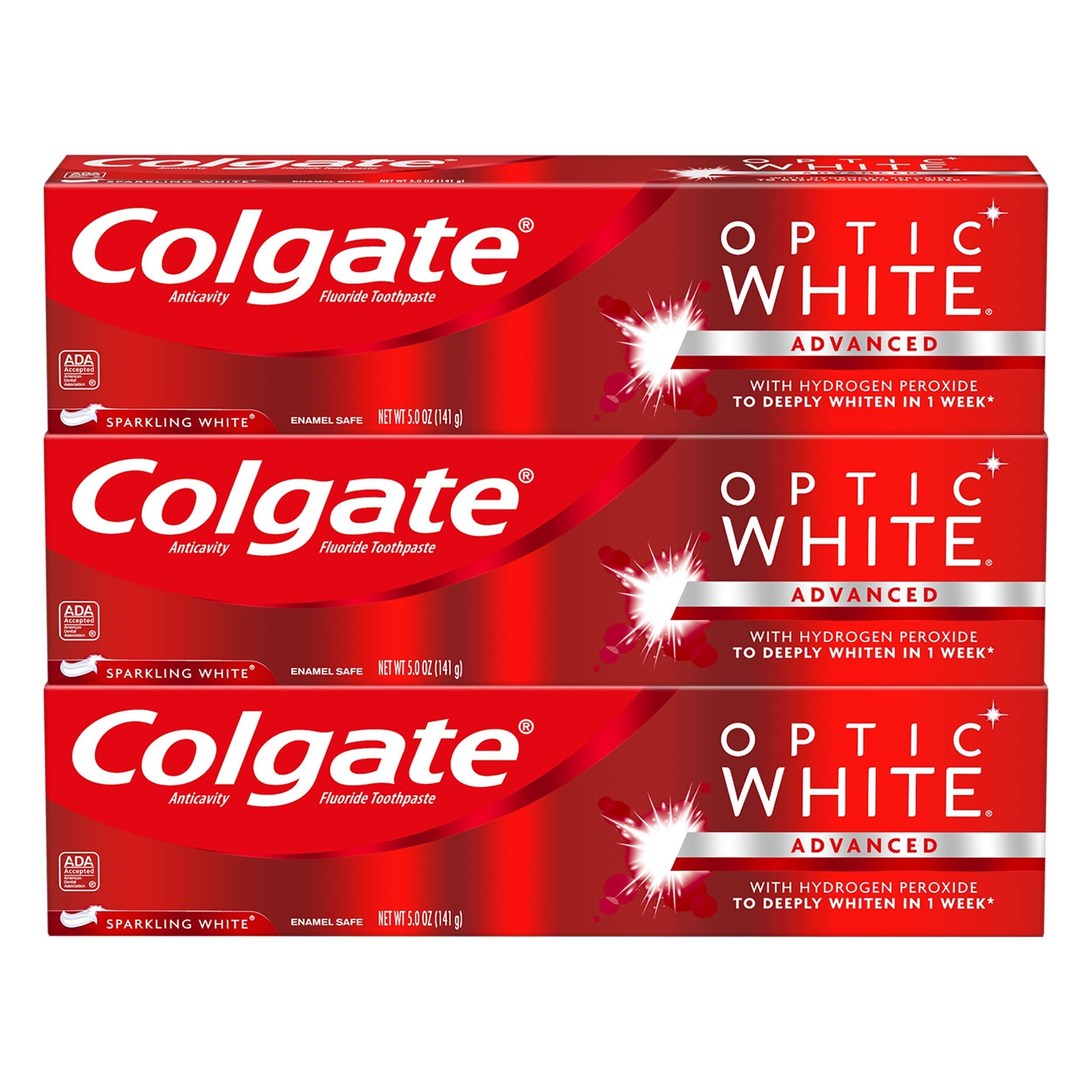 Colgate max white optic white