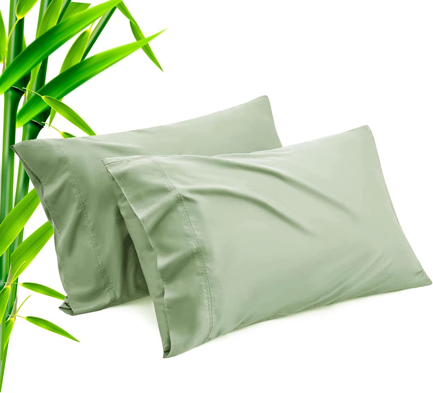 Buy Wholesale China Bamboo Pillow Cases Standard Size 1pack, Green Cooling  Pillowcases With Envelope Closure & Bamboopillowcase at USD 2.25