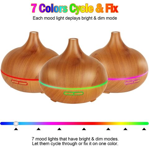 Wooden Onion Aromatherapy Air Humidifier Essential Oil Lamp