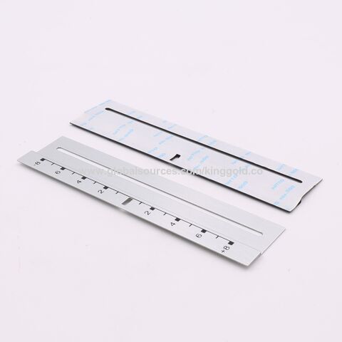 Regla de medición de aluminio personalizada, pieza de estampación