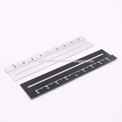 Regla de medición de aluminio personalizada, pieza de estampación