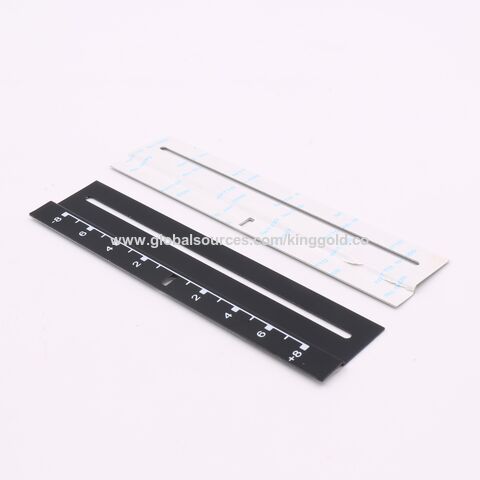 Regla de medición de aluminio personalizada, pieza de estampación