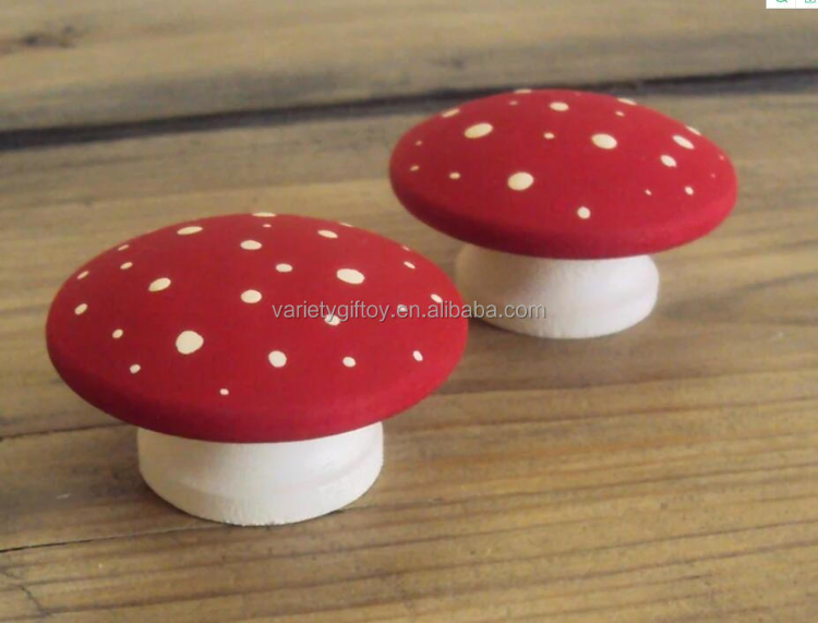 Mushroom Dresser Door Wooden Knobs Wooden Toadstool Drawer Pulls Hand  Painted Dot Fairy Wood Cabinet Cupboard Knobs - China Wholesale Furniture  Funky Cabinet Knobs $0.52 from shanghai variety gift and toy co.,ltd. (