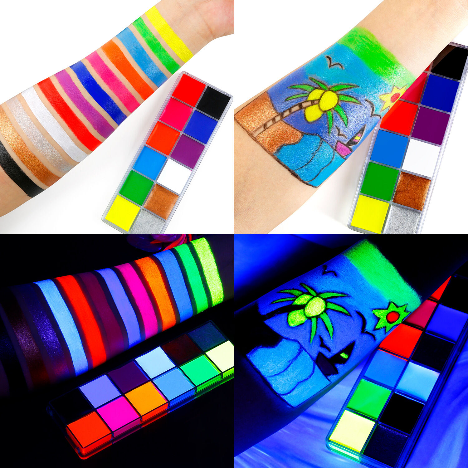 buy-wholesale-china-glow-in-the-dark-uv-neon-face-paint-uv-glow