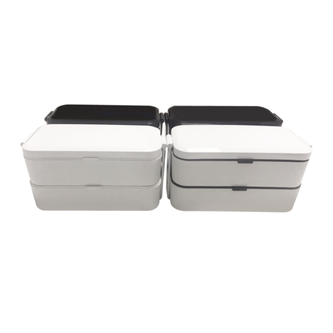 Buy Wholesale China Customizable Patent Lunch Box Double Layer Food Grade  Pp Bento Box Leak Proof Strap Food Container & Food Grade Pp Bento Box at  USD 3.5