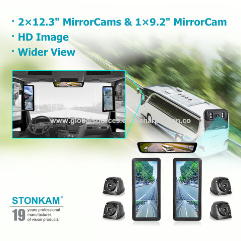 4K Mirror Dash Cam Front And Rear Caméra De Rétroviseur Pour - Temu Canada