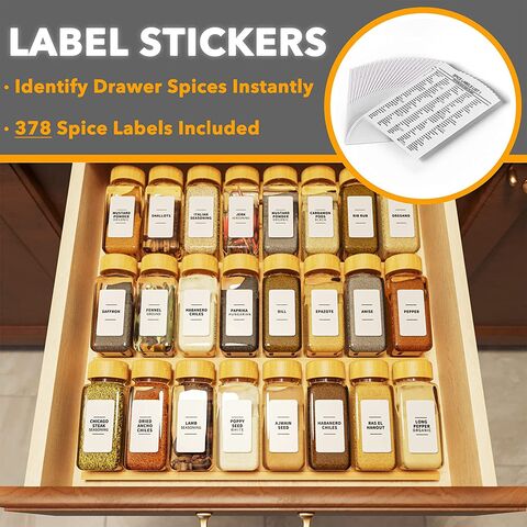 Buy Wholesale China Factory Price Wholesale Cheap Eco-friendly 2 Pack  Bamboo Spice Packet Organizers With 3 Divided Sections For Kitchens,  Restaurant & Box at USD 2.55