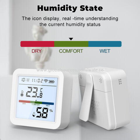 Homekit Zigbee Tuya Wireless Temperature & Humidity Sensor APP Remote  Monitor