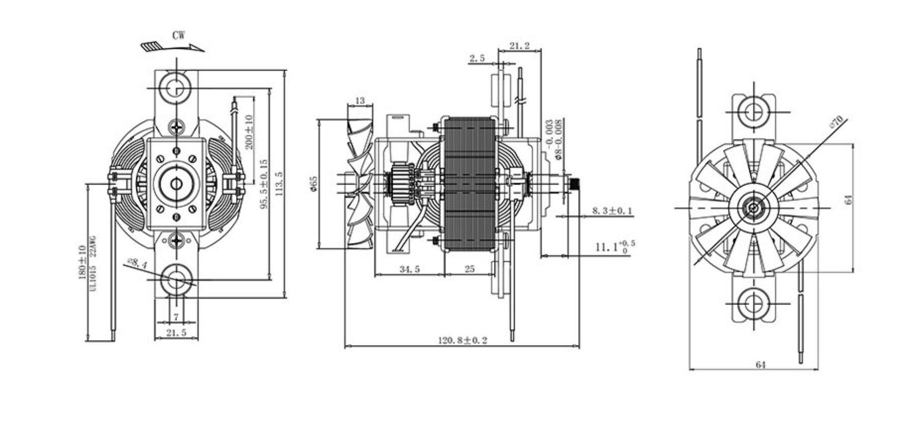 Buy Wholesale China Ac Motor For Coffee Machine Food Processor Motor ...