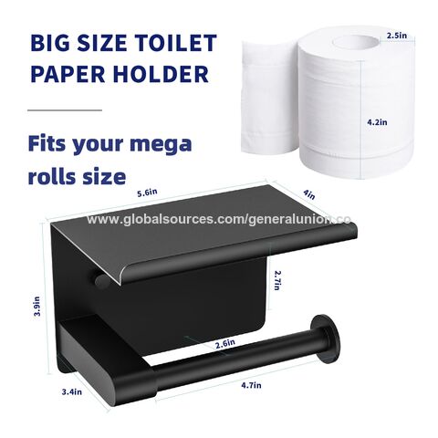 Buy Wholesale China Rustproof Stainless Steel Black Toilet Paper