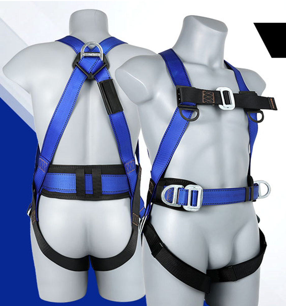 Safety Harness Fall Protection Upgrade 4 Quick Buckles Construction Full  Body Harness with 6 Adjustment D-ring