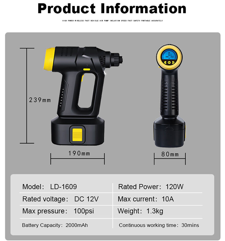 Achetez en gros Outils D'urgence 100psi Voiture Pompe à Air Sans