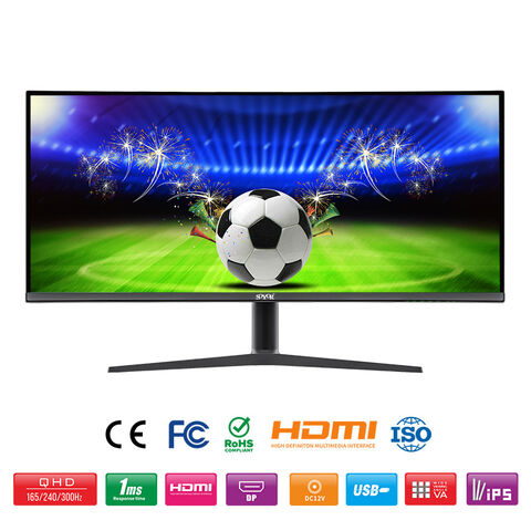 شاشة كمبيوتر LCD LED مقاس 18.5 بوصة و 19.5 بوصة، تثبيت على الحائط أو سطح المكتب، مع منفذ عالي الدقة - شاشة LED للكمبيوتر الشخصي